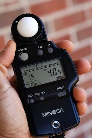 Light Meter in Use