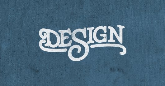 design-blue typography by Brandon Rike