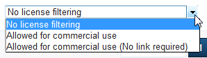 Licensing Options Closeup