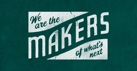 makers-forest typography by Brandon Rike