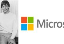Microsoft logo and the history behind the company