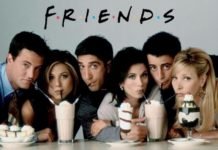 Friends logo and the history of the TV show