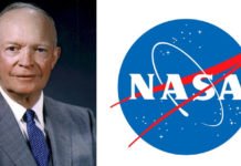 NASA logo and some history of the Agency