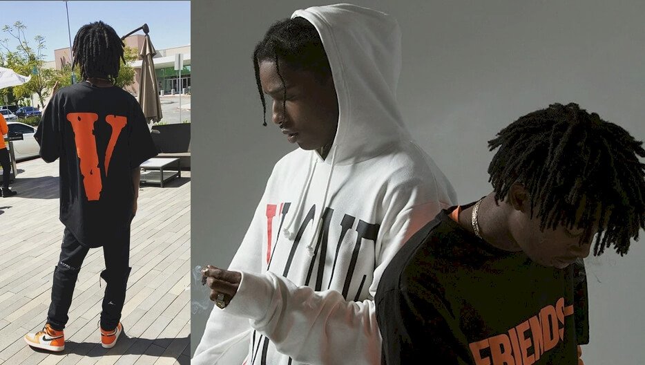 Vlone asap sale rocky hoodie