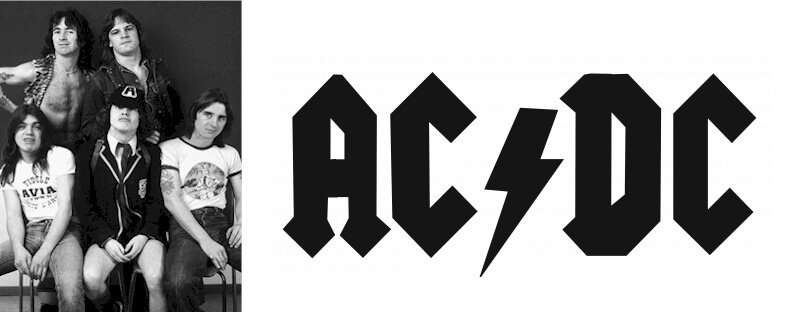 The ACDC Logo and Band's History | LogoMyWay