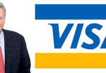 Visa logo and the history of the company