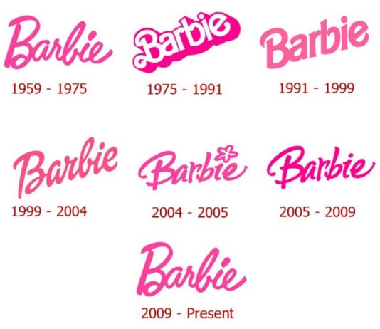 Barbie logo and her history | LogoMyWay